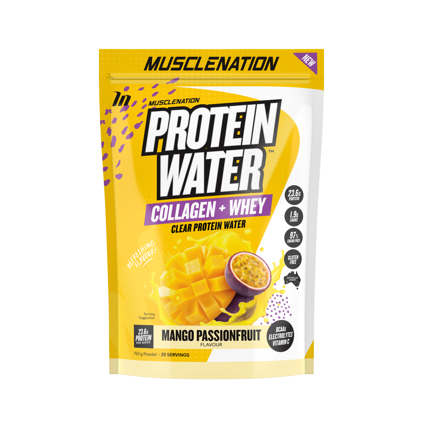 Muscle Nation - Protein Water 750g